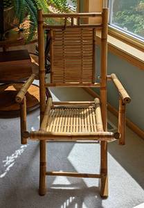 lot 74 image: Rattan Accent Chair