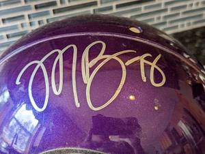 lot 77 image: Minnesota Vikings Matt Birk Autographed Helmet