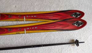 lot 78 image: K2 SkisTechnica Boots and Scott Poles