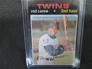 1. 1971 Topps Rod Carew Card...