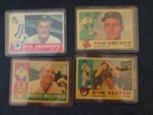 5. 1960 Topps Baseball Cards...