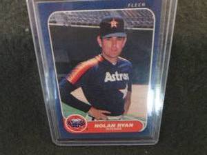 19. 1986 Fleer Nolan Ryan Card...