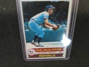 37. 1979 Topps George Brett Card...