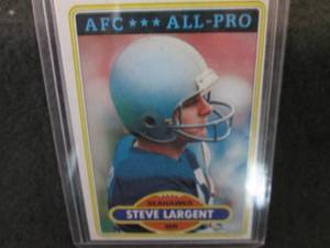 40. 1980 Topps Steve Largent Card...