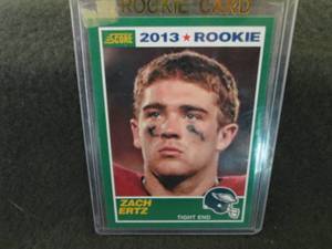 44. 2013 Score Zach Ertz Rookie Car...