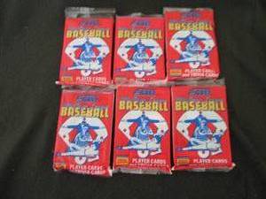 51. 6 1988 Score Baseball Packs...