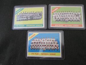 54. 3 1966 Topps Team Cards...