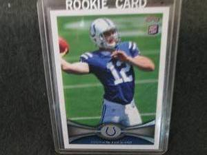 64. 2012 Andrew Luck Topps Rookie C...