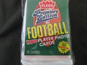 77. 8-1990 Fleer Football Packs...