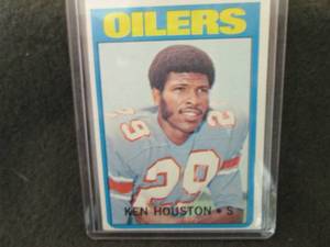 79. 1972 Topps Ken Houston Card...