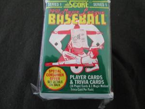 88. 7 1991 Score Baseball Series 1 ...