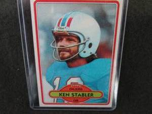 107. 1980 Topps Ken Stabler Card...