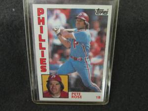 117. 1984 Topps Pete Rose Card...