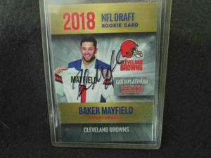 118. Baker Mayfield Autograph w Ce...