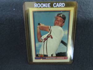 133. 1991 Bowman Chipper Jones Rook...