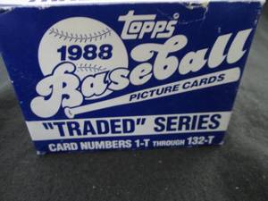 140. 1988 Topps Baseball Traded Set...