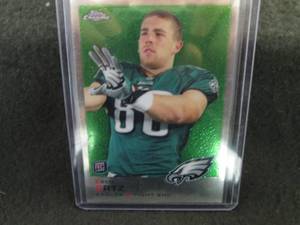 161. 2013 Zach Ertz Topps Chrome Ro...