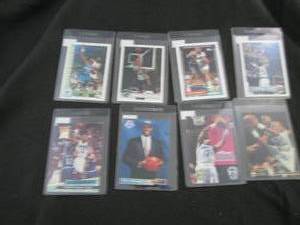 164. 8 Alonzo Mourning Rookie Cards...