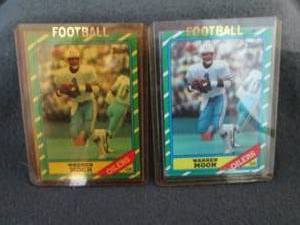 175. 2 1986 Topps Warren Moon Cards...