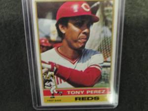 185. 1976 Topps Tony Perez Card...