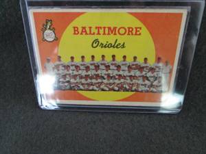 200. 1959 Topps Baltimore Orioles T...