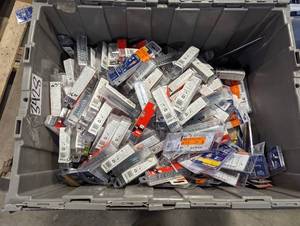lot 824 image: One Bin of Shelf-Pulled ToolsBits