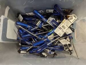 lot 825 image: One Bin of Shelf-Pulled ToolsBits