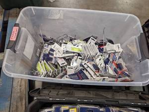 lot 830 image: One Bin of Shelf-Pulled ToolsBits