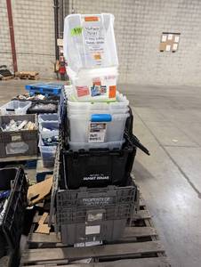 lot 837 image: Stack of Empty Bins.
