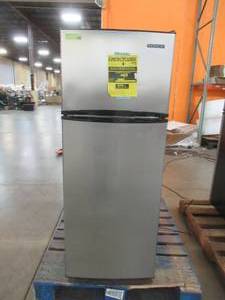 lot 25 image: Thomson 7.5 cu. ft. Top-Freezer Refrigerator, TFR725 - Scratch and Dent - In good working condition.