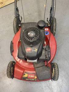 lot 23 image: TORO 22 in. Honda High Wheel Variable Speed Gas Walk Behind Lawn Mower