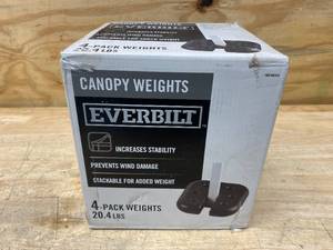 lot 33 image: EVERBILT Canopy-Pop Up Tent Weight Plates (4-Piece)