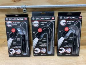 lot 78 image: BELL  HOWELL Lot of 3- iScope Flexible Flashlights