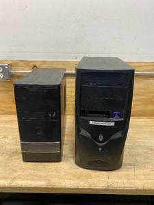 lot 111 image: Lot of 2 Desktop Computers (for parts)