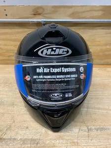 lot 51 image: HJC Helmets i90 Modular Snowmobile Helmet Black Xl