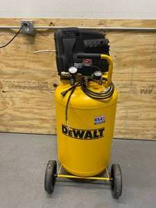 lot 63 image: DEWALT 30 Gal. Portable Electric Air Compressor (for parts or repair)