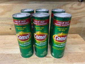 lot 86 image: COMET Lot of 6- Cleanser with Bleach - 25 Oz each