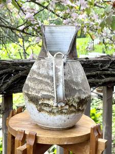 lot 52 image: Large Stoneware Art Pottery Pitcher