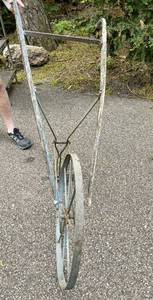 lot 55 image: Old Wheeled Seeder Implement