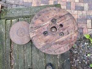 lot 76 image: Antique Industrial Iron Dairy Milker Stand Table