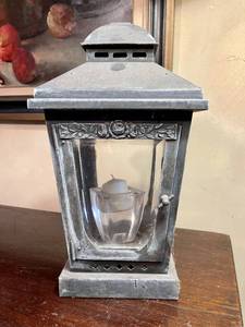 lot 102 image: Large Metal Lantern