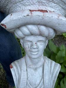 lot 112 image: Antique Terra Cotta Figural Bust Architectural Piece