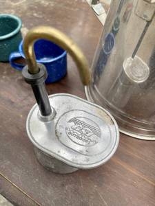 lot 127 image: Enamel Camping Coffee Set