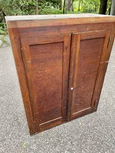 lot 130 image: Antique Primitive Cupboard