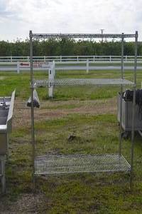 lot 14 image: 74 Metro NSF Wire Shelf