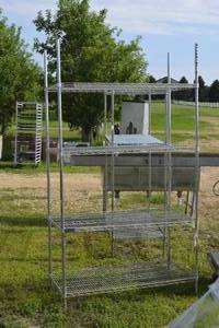 lot 18 image: Metro NSF Wire Racking