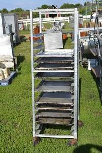 lot 34 image: Speed Rack with full sheet pans