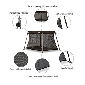 lot 48 image: Dream On Me Travel Light Playard, Black