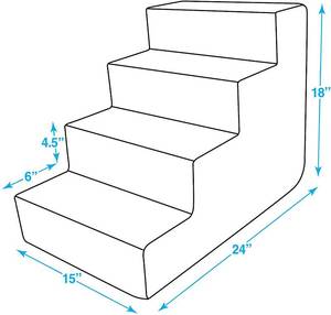 lot 119 image: Best Pet Supplies Foam Pet Steps