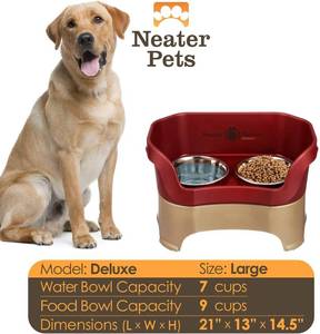 lot 123 image: Neater Pet Brands - Neater Feeder Deluxe for Dogs -